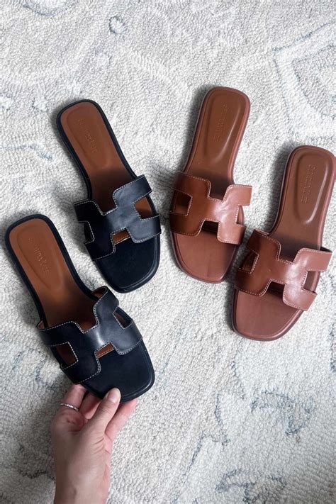 dune hermes look alike sandals